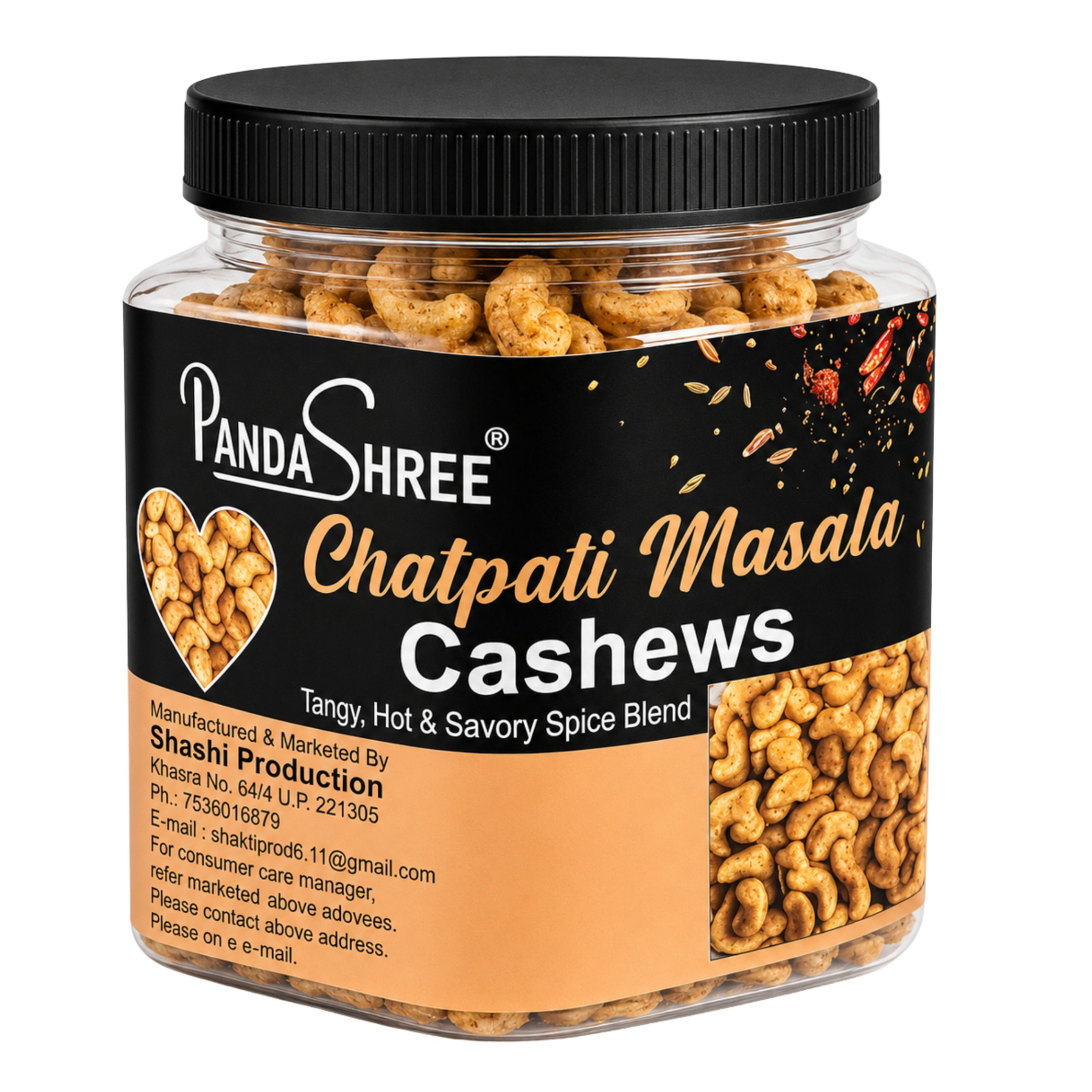 Kaju Roasted — Chatpati Masala