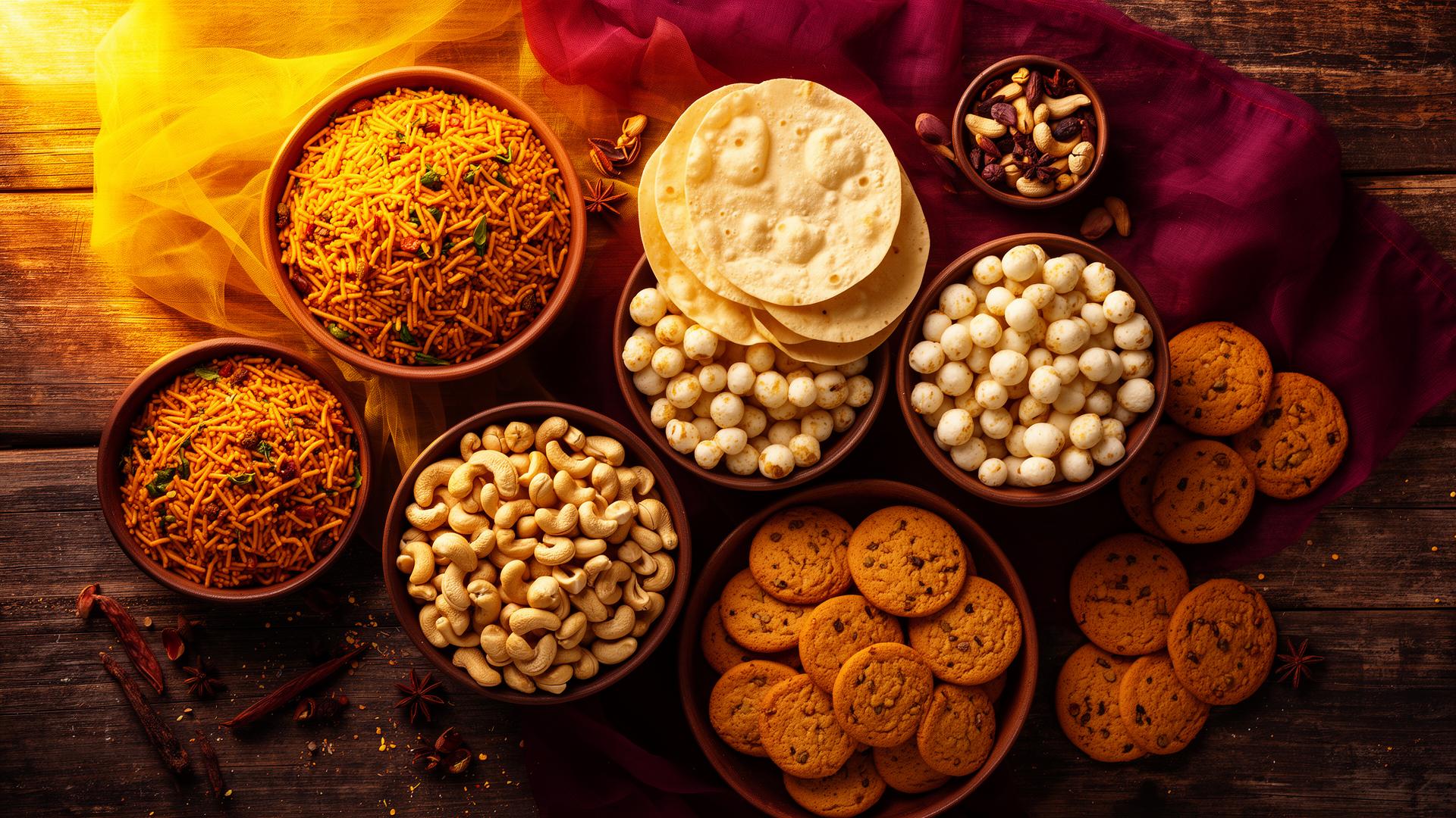 Assorted PandaShree snacks